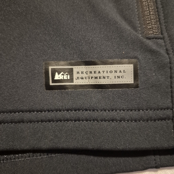 REI men's size XXL gray micro fleece lined vest, 2 zippered pockets, VGUC - Picture 2 of 5